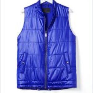 Blue Banana Republic Drawstring Puffer Vest -size L